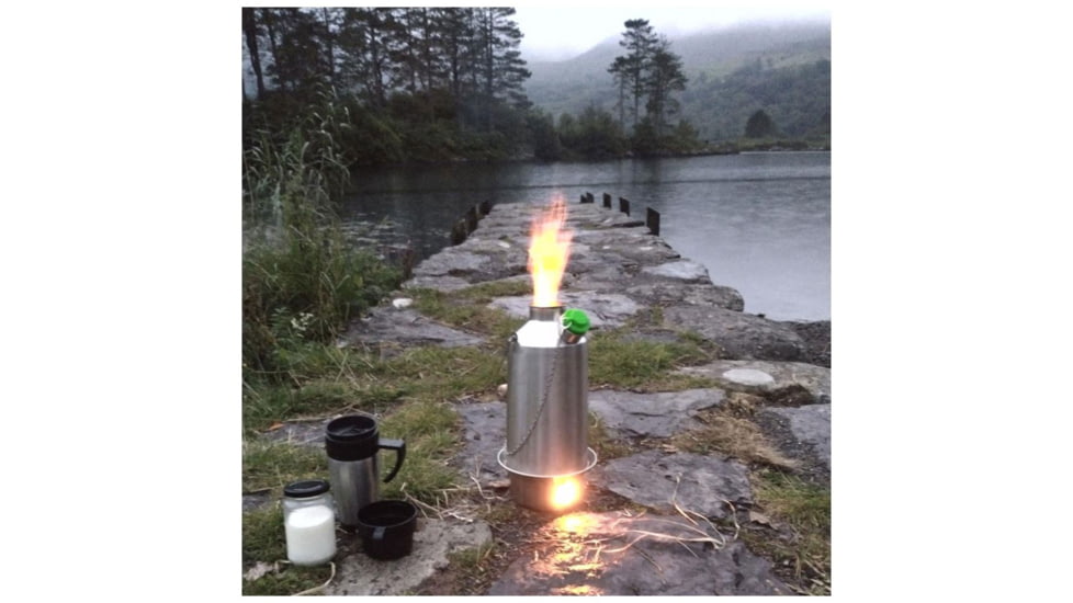 Kelly Kettle Stainless Steel Base Camp - Large, 50001