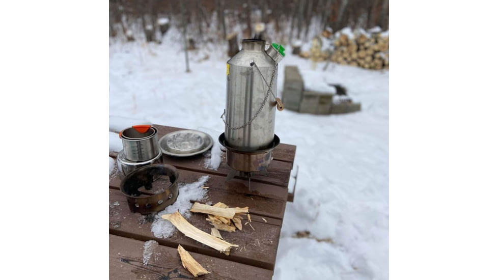 Kelly Kettle Ultimate Base Camp Kit, Stainless Steel, 50119