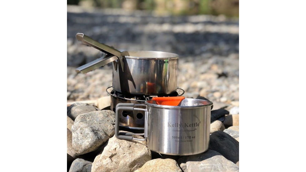 Kelly Kettle Ultimate Base Camp Kit, Stainless Steel, 50119