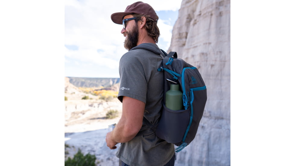 Kelty Asher 18L Backpack, Beluga/Stormy Blue, 18 Liter, 22629023BEL