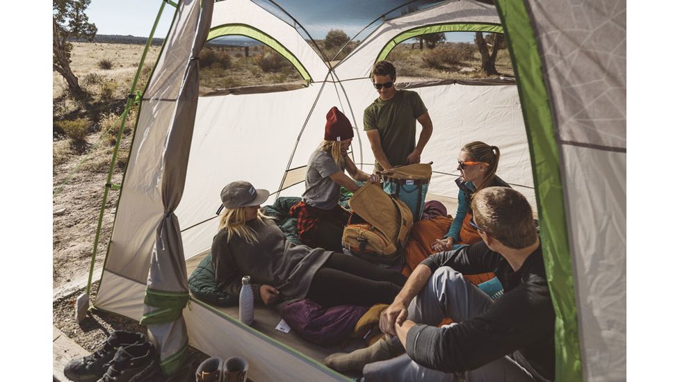 Kelty Camp Cabin 6 Tent, White, One Size, 40817017