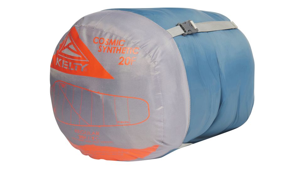 Kelty Cosmic Synthetic 20 Deg Sleeping Bag, Tapestry Blue/Smoke, Long, 35428620LR