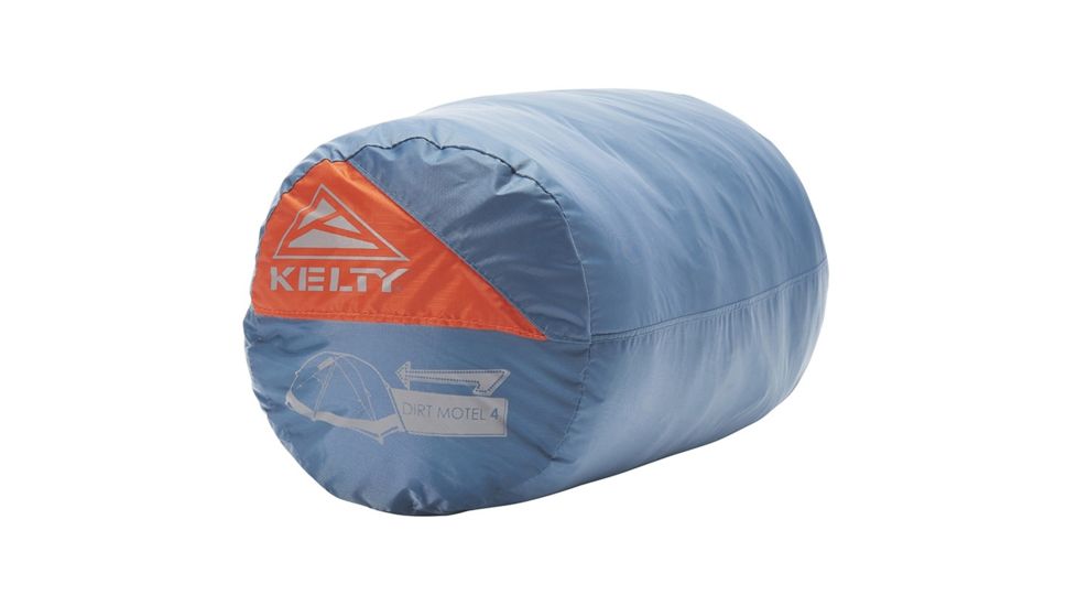 Kelty Dirt Motel 4P Tent, Vapor / Mandarin Red / Tapestry , 4 Person, 40816619