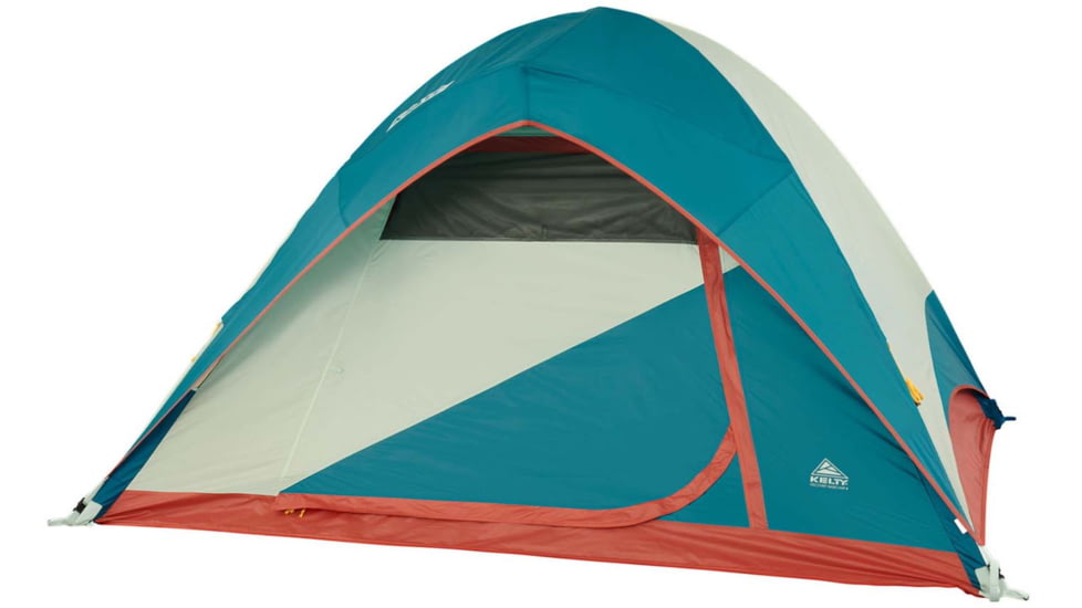 Kelty Discovery Basecamp 4 Tent, Laurel Green/Stormy Blue, One Size, 40835722STB