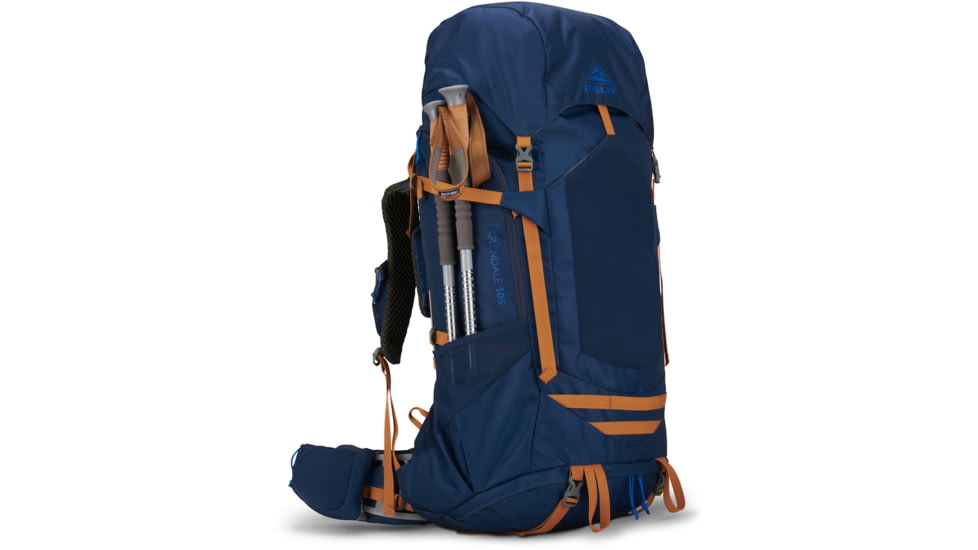 Kelty Glendale 105L Backpack, Blue/Cathay Spice, 105 Liter, 22631223PGB
