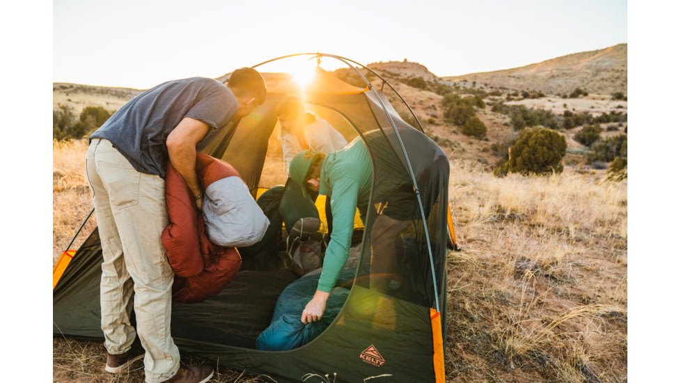 Kelty Grand Mesa 4 Tent, One Size, Beluga/Golden Oak, 40811920