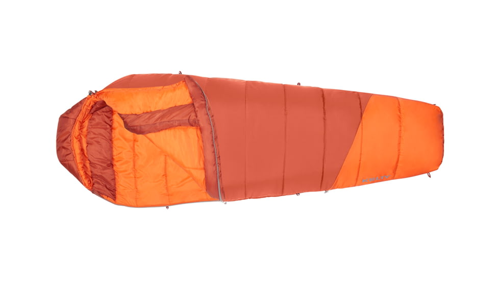 Kelty Mistral 0 Deg Sleeping Bag, Red Ochre, Regular, 35415219RR