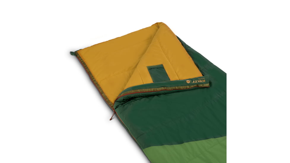 Kelty Solstice 20 Deg Sleeping Bag, Black Forest/Dill/Woodthrush, 35432526BKF