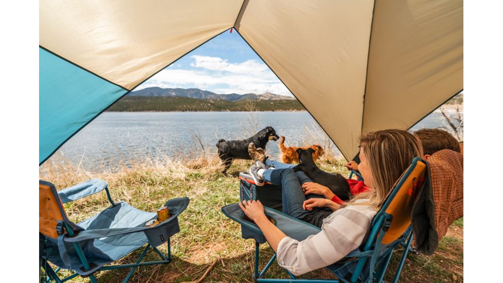 Kelty Sunshade W/Side Wall, Fallen Rock / Hydro, 40816720RK
