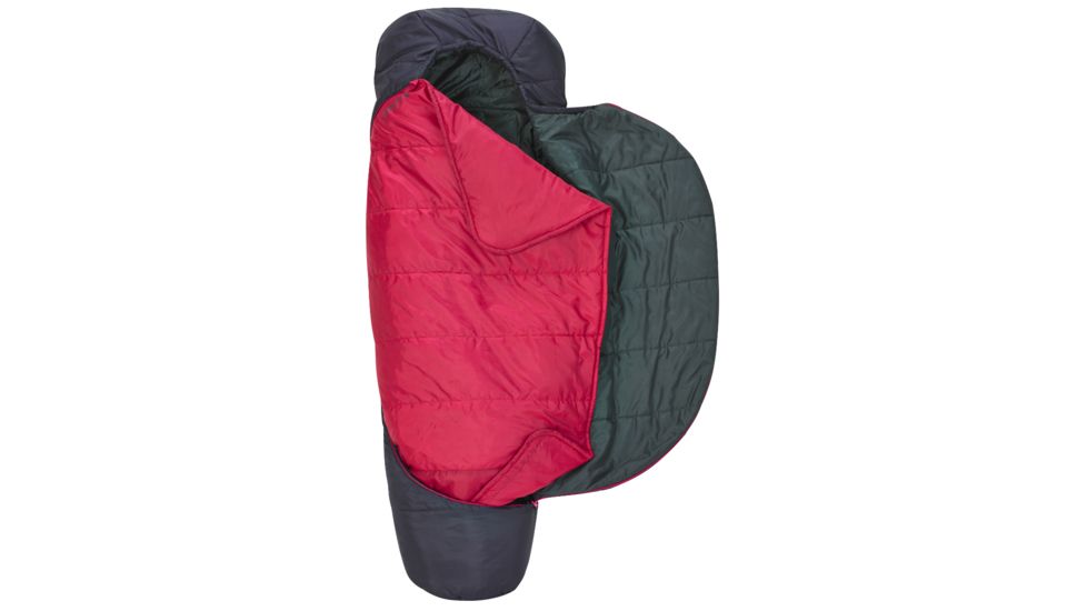 Kelty Tru. Comfort Girl's 35 Sleeping Bag Synthetic-Black Cherry-Youth-Right