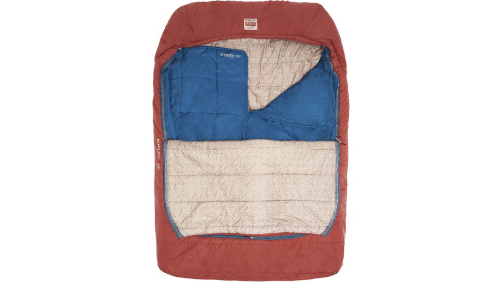 Kelty Tru.Comfort Sleeping Bag Doublewide 20F, Brick Geo, Regular, 35417119DWBI