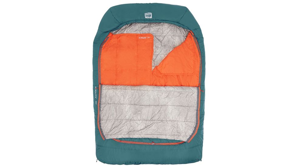 Kelty Tru.Comfort Sleeping Bag Doublewide 20F, Deep Teal, Regular, 35417119DWDT