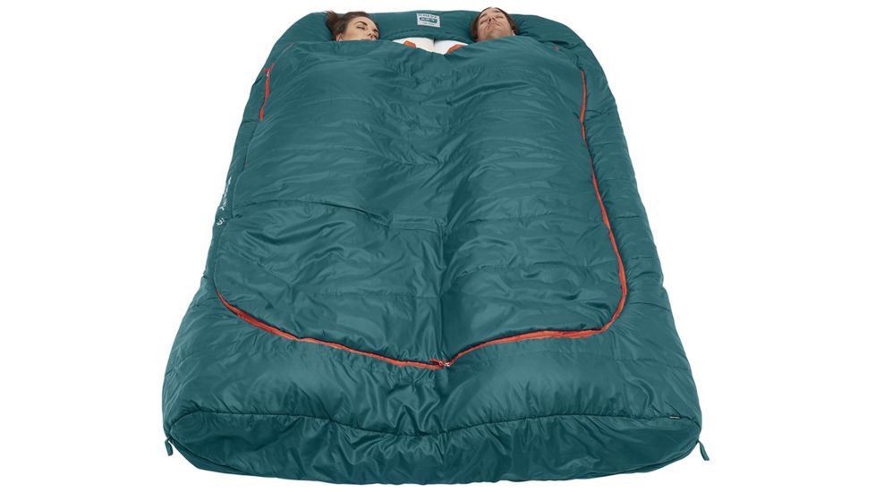 Kelty Tru.Comfort Sleeping Bag Doublewide 20F, Deep Teal, Regular, 35417119DWDT