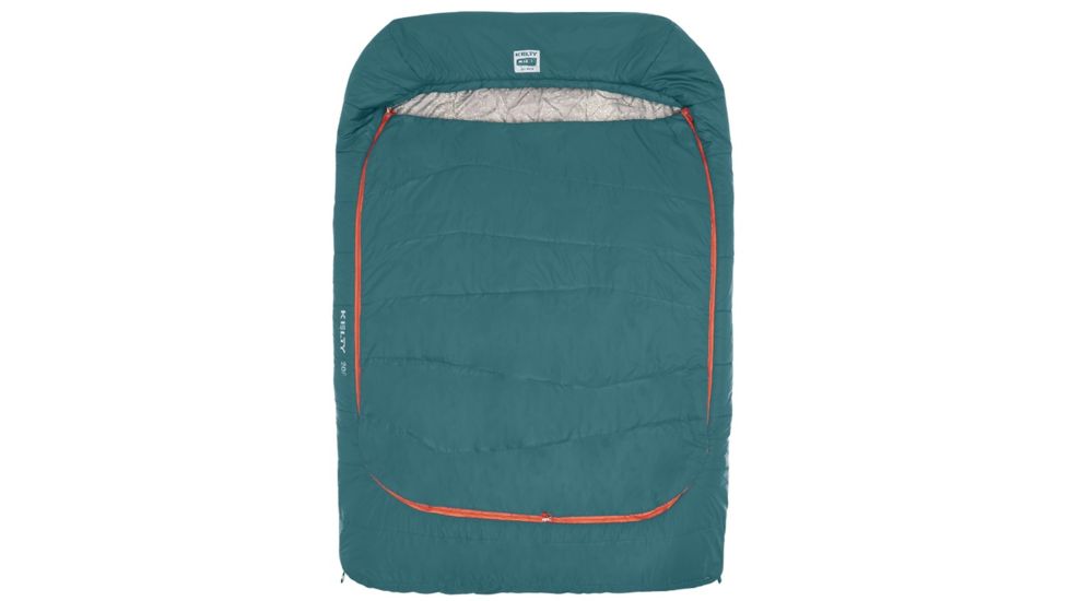 Kelty Tru.Comfort Sleeping Bag Doublewide 20F, Deep Teal, Regular, 35417119DWDT
