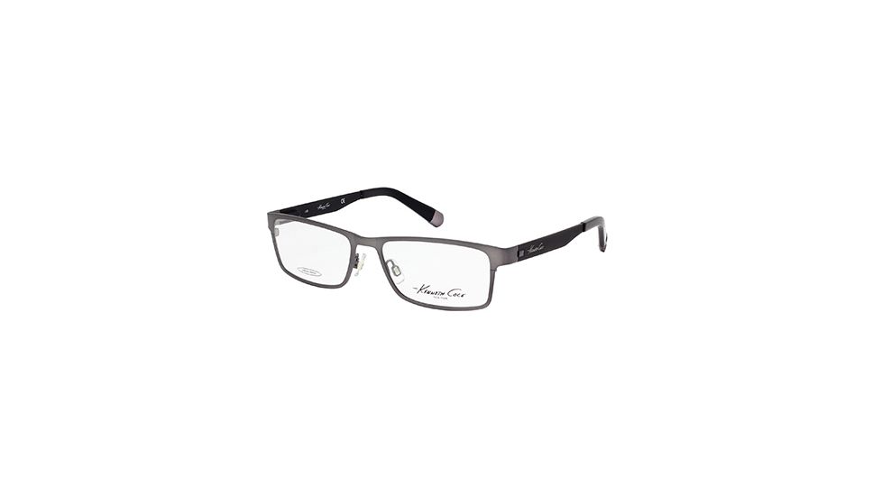 Kenneth Cole KC0204 Eyeglass Frames - Matte Gun Metal Frame Color