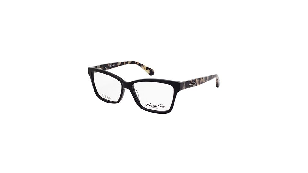 Kenneth Cole KC0207 Eyeglass Frames - Shiny Black Frame Color