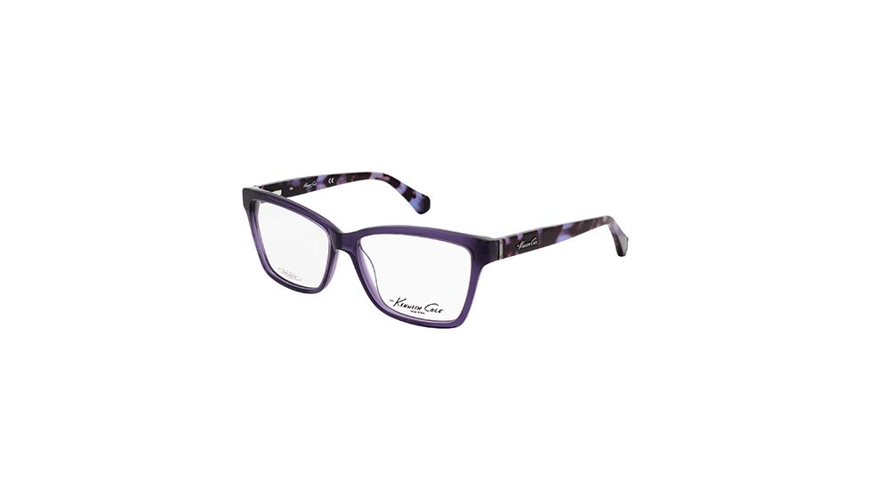 Kenneth Cole KC0207 Eyeglass Frames - Shiny Violet Frame Color