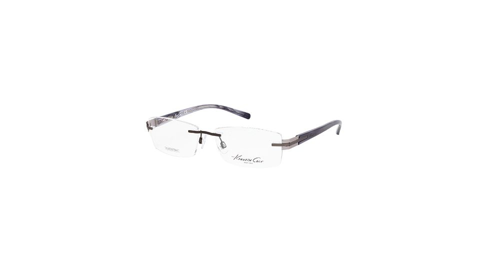 Kenneth Cole KC0208 Eyeglass Frames - Matte Blue Frame Color