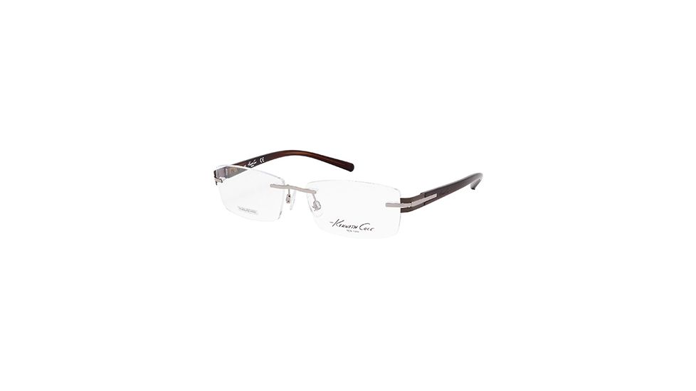 Kenneth Cole KC0208 Eyeglass Frames - Matte Gun Metal Frame Color