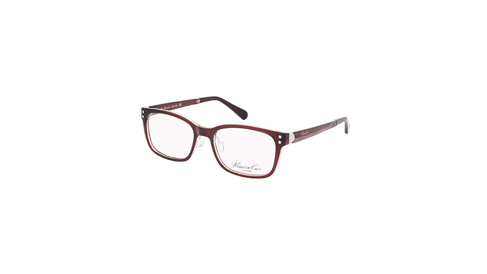 Kenneth Cole KC0216 Eyeglass Frames - Dark Brown Frame Color