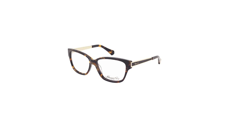 Kenneth Cole KC0218 Eyeglass Frames - Dark Havana Frame Color