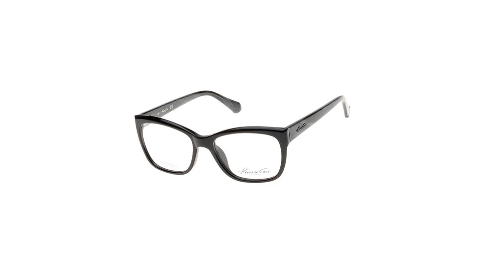 Kenneth Cole KC0224 Eyeglass Frames - Shiny Black Frame Color