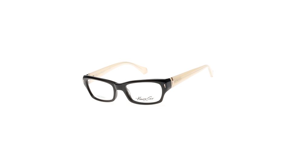 Kenneth Cole KC0225 Eyeglass Frames - Shiny Black Frame Color