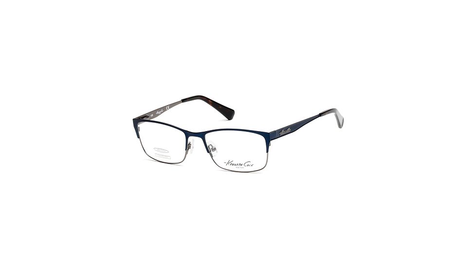 Kenneth Cole KC0227 Eyeglass Frames - Matte Blue Frame Color