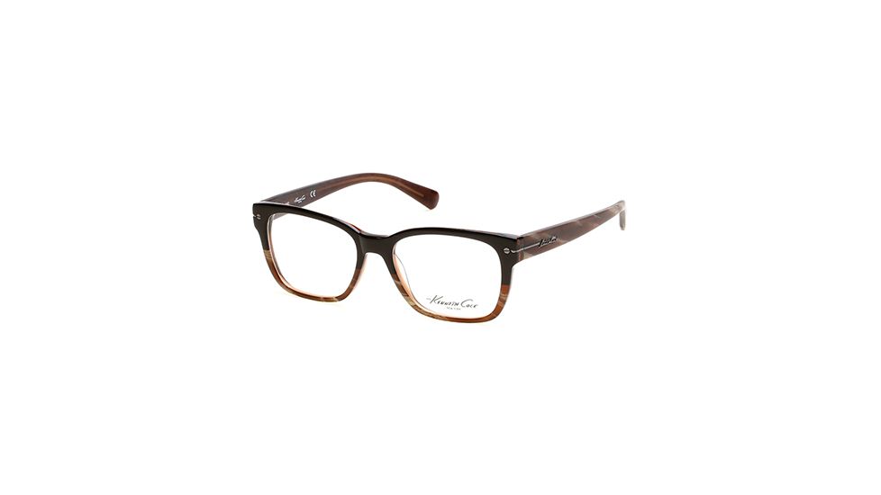 Kenneth Cole KC0236 Eyeglass Frames - Dark Brown Frame Color