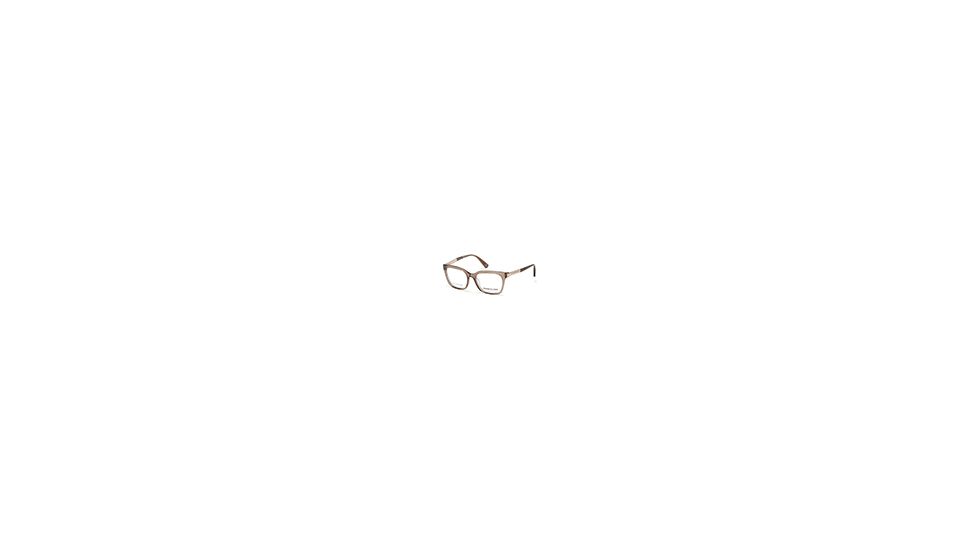 Kenneth Cole KC0255 Eyeglass Frames - Shiny Light Brown Frame Color