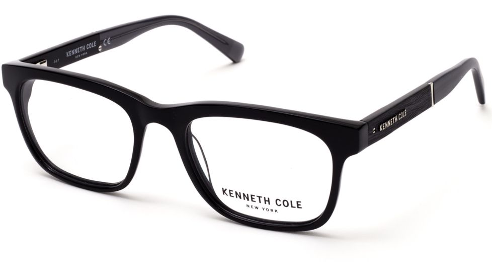 Kenneth Cole KC0278 Eyeglass Frames - Shiny Black Frame Color, Shiny Black Lens Color