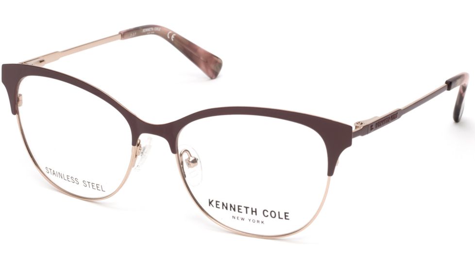 Kenneth Cole KC0281 Eyeglass Frames - Matte Red Frame Color