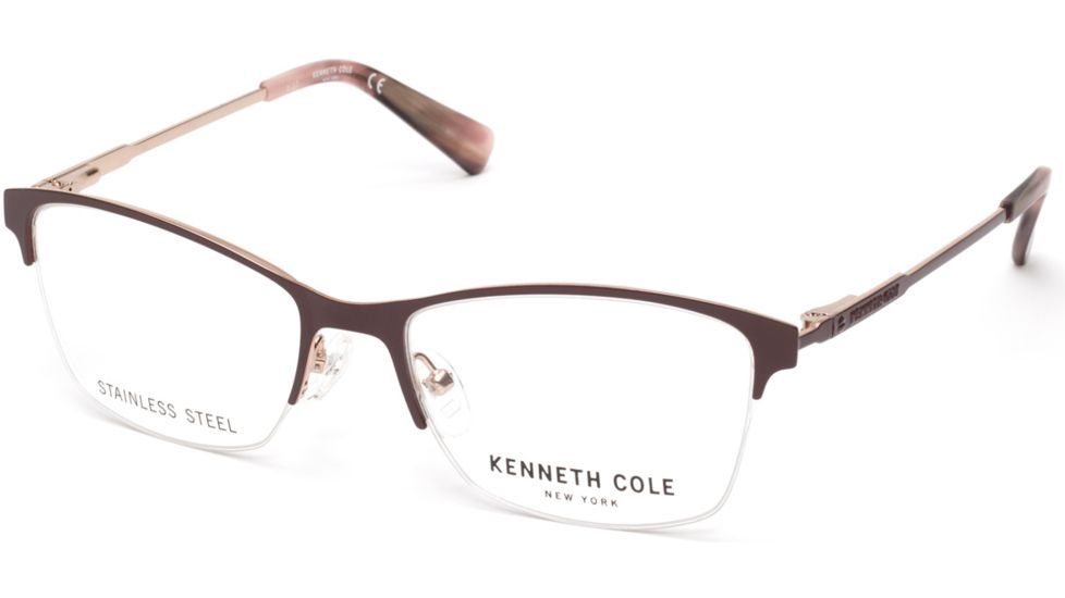 Kenneth Cole KC0283 Eyeglass Frames - Matte Red Frame Color