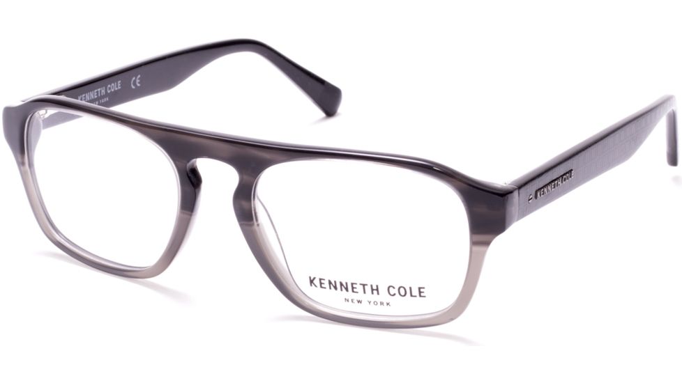 Kenneth Cole KC0285 Eyeglass Frames - Black / Horn Frame Color