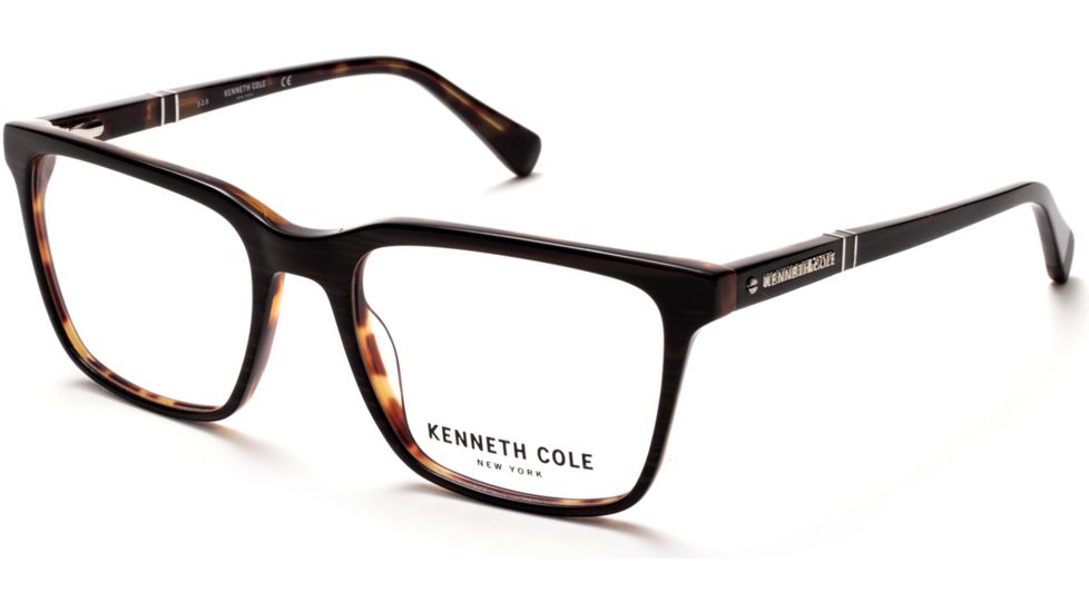 Kenneth Cole KC0290 Eyeglass Frames - Brown Horn Frame Color