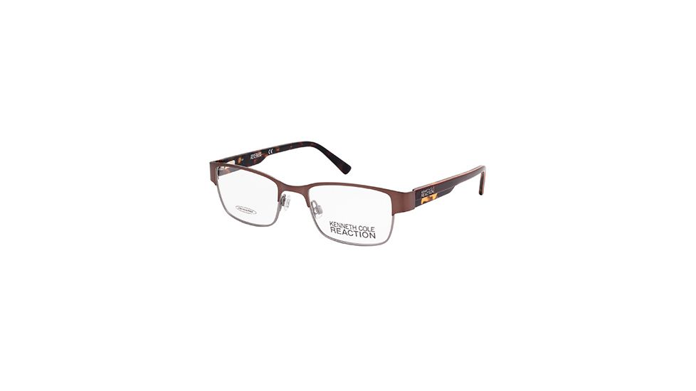 Kenneth Cole KC0747 Eyeglass Frames - Matte Dark Brown Frame Color