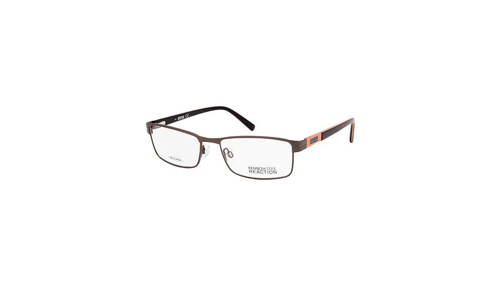 Kenneth Cole KC0752 Eyeglass Frames - Shiny Dark Brown Frame Color
