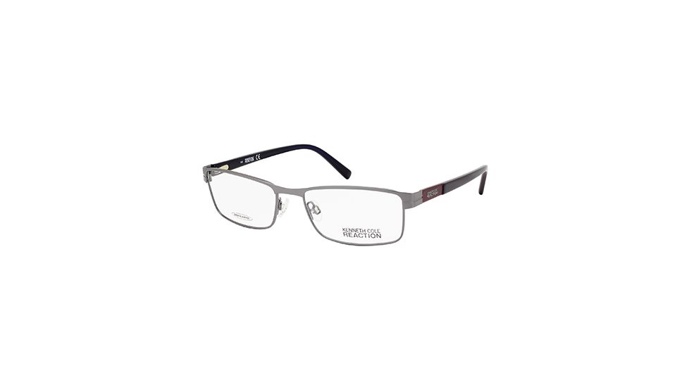 Kenneth Cole KC0752 Eyeglass Frames - Shiny Gun Metal Frame Color