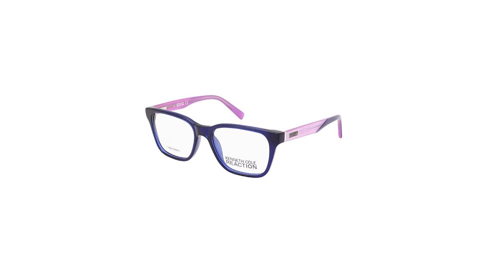 Kenneth Cole KC0755 Eyeglass Frames - Shiny Blue Frame Color