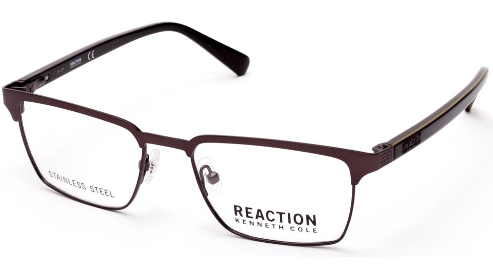 Kenneth Cole KC0797 Eyeglass Frames - Matte Dark Brown Frame Color