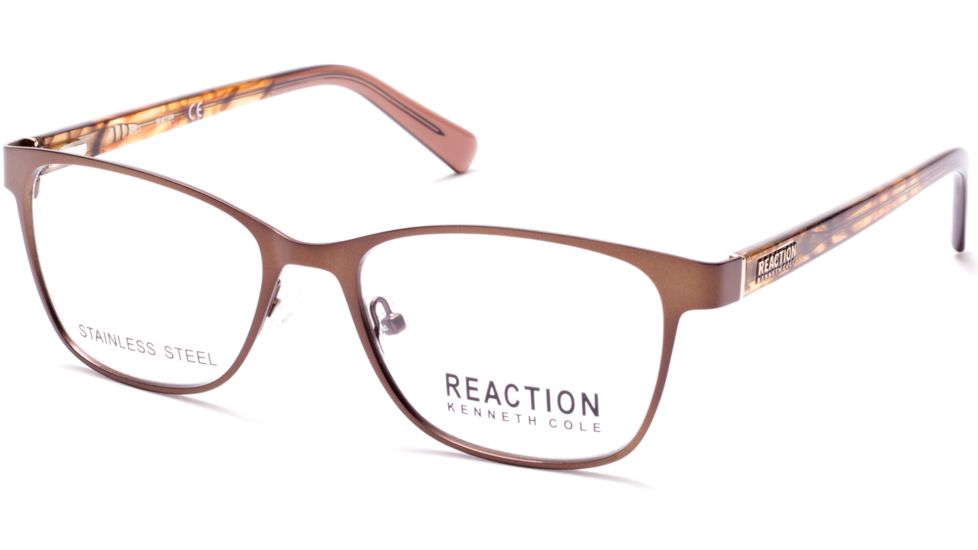 Kenneth Cole KC0804 Eyeglass Frames - Matte Dark Brown Frame Color