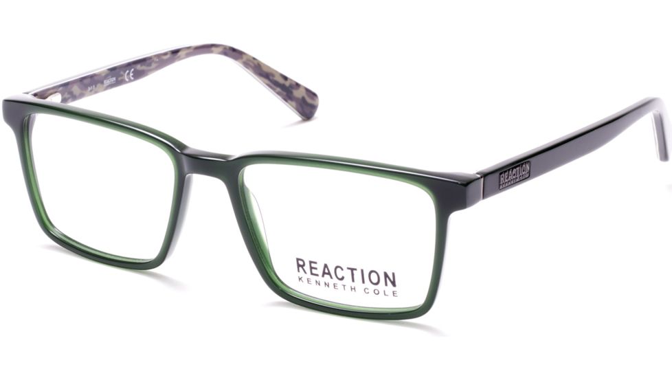 Kenneth Cole KC0805 Eyeglass Frames - Shiny Dark Green Frame Color