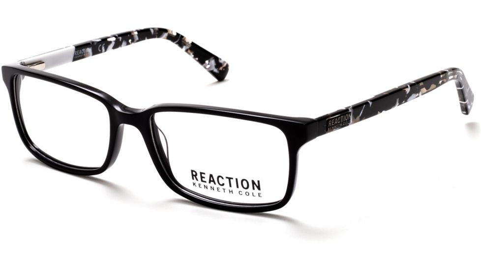 Kenneth Cole KC0807 Eyeglass Frames - Shiny Black Frame Color, Shiny Black Lens Color