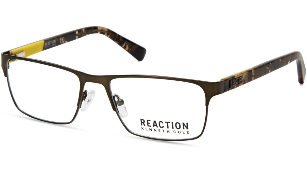 Kenneth Cole KC0808 Eyeglass Frames - Matte Dark Green Frame Color