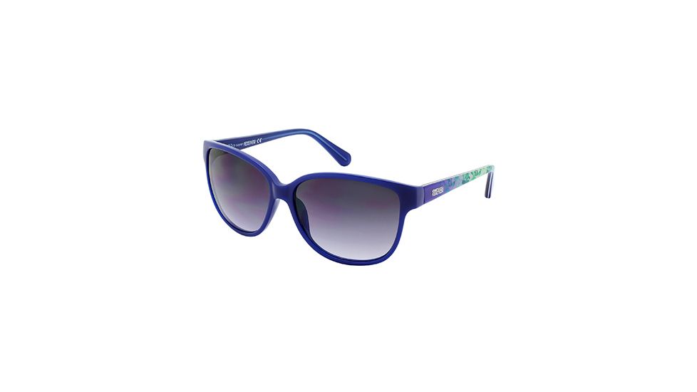 Kenneth Cole KC2720 Sunglasses - Shiny Blue Frame Color, Gradient Smoke Lens Color