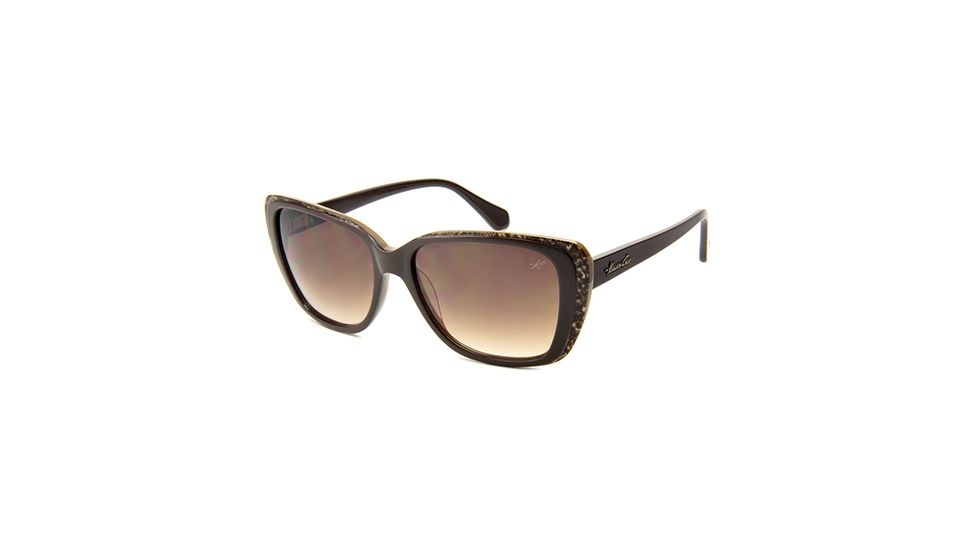 Kenneth Cole KC7137 Sunglasses - Dark Brown Frame Color