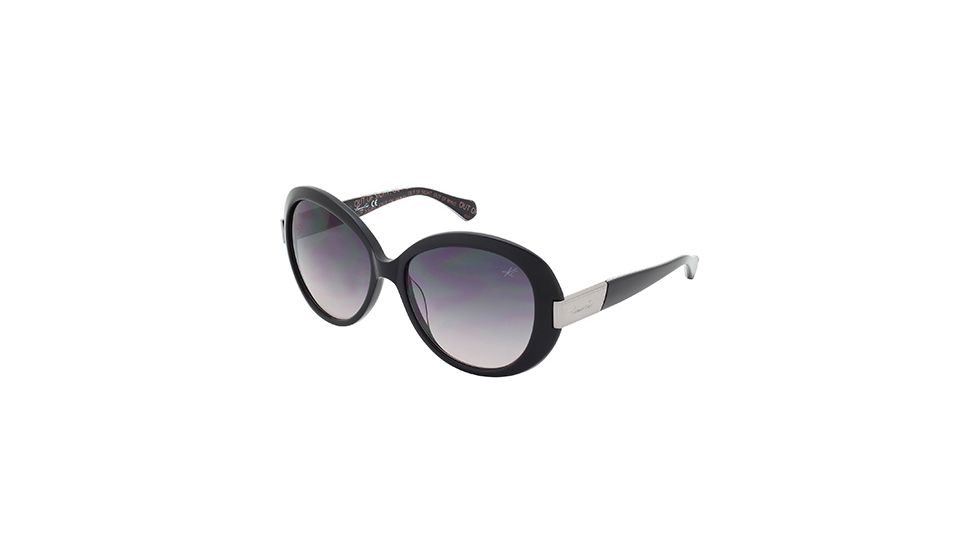 Kenneth Cole KC7138 Sunglasses - Shiny Black Frame Color, Gradient Smoke Lens Color