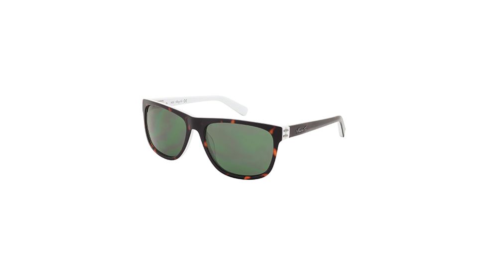 Kenneth Cole KC7150 Sunglasses - Havana Frame Color, Green Lens Color