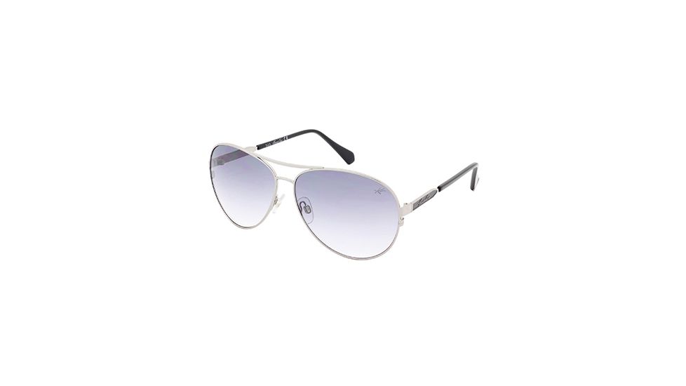 Kenneth Cole KC7158 Sunglasses - Shiny Gun Metal Frame Color, Gradient Smoke Lens Color