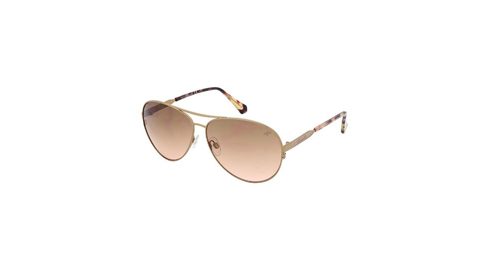 Kenneth Cole KC7158 Sunglasses - Shiny Rose Gold Frame Color, Gradient Brown Lens Color